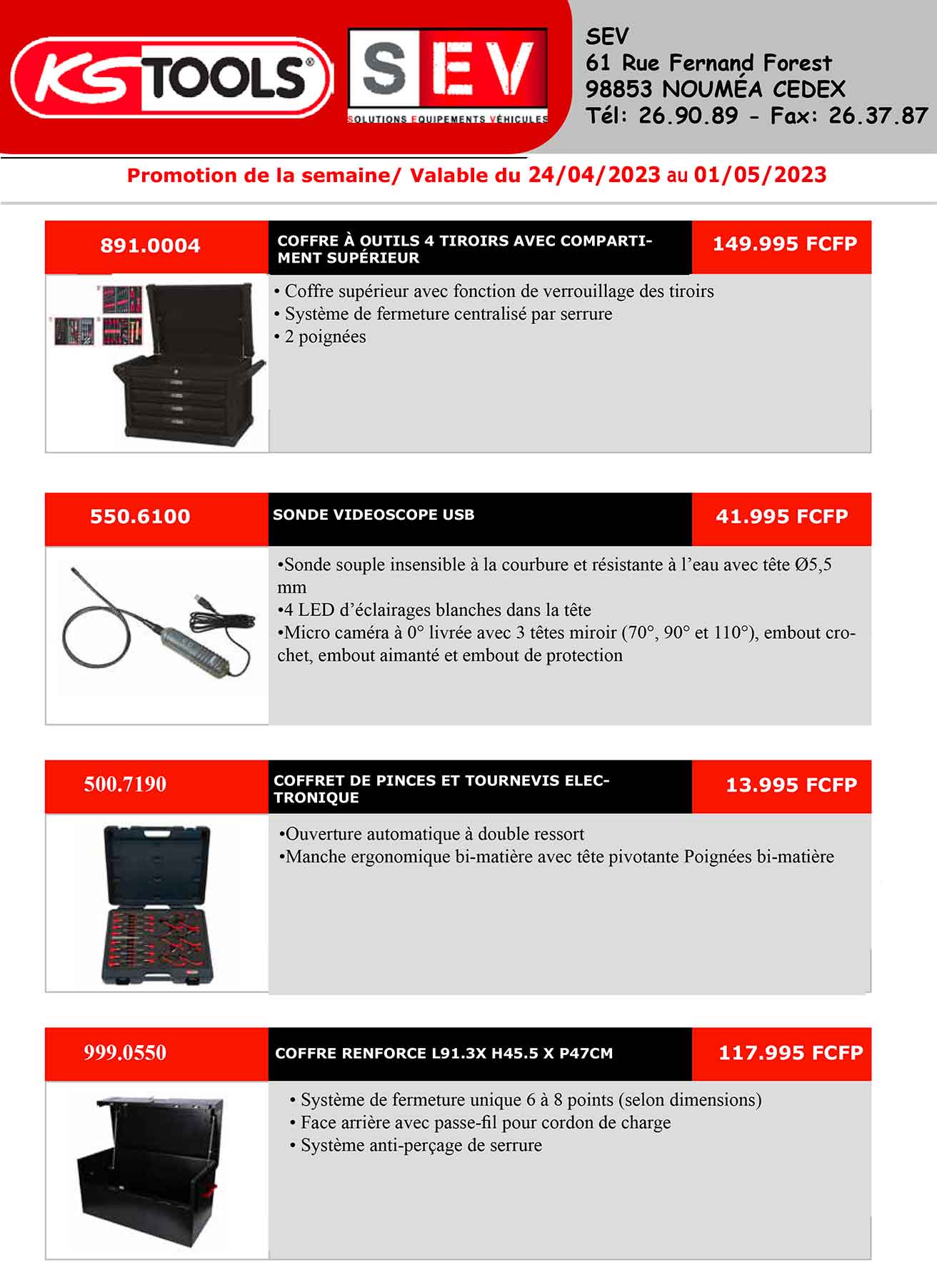 KS Tools du 02 au 7 aout 2021